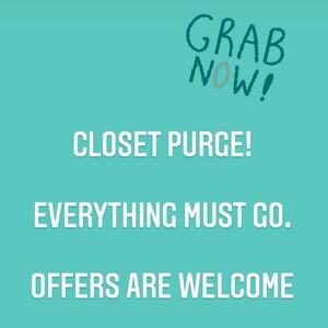 Closet clean out! :)